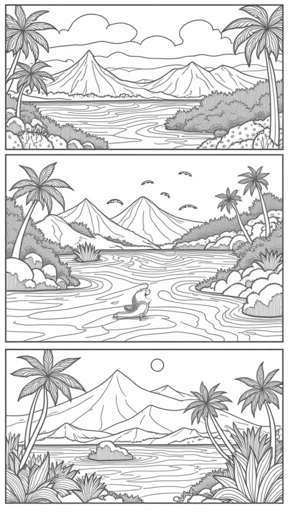 coloriages de biome